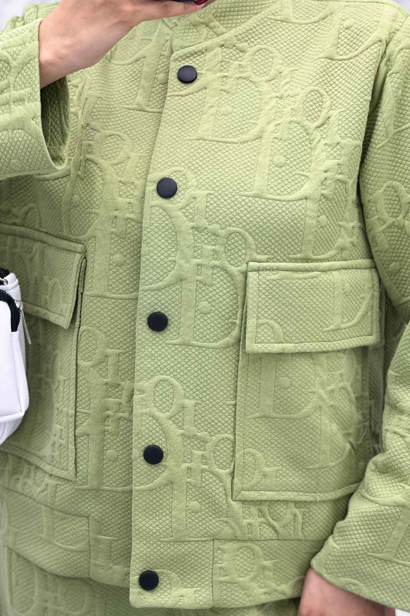 ست دوپی اس دکمه ای فیتیله طرح DIOR