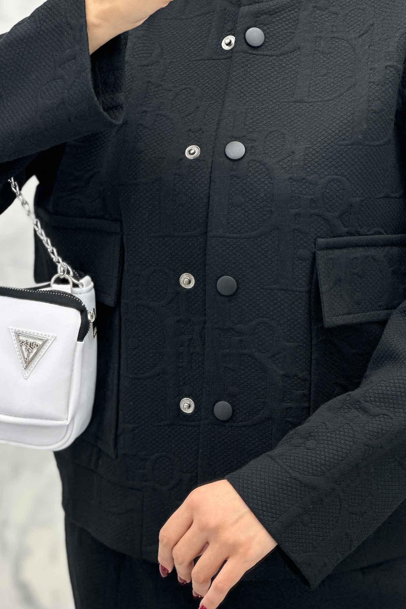 ست دوپی اس دکمه ای فیتیله طرح DIOR