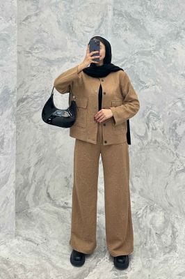 ست دوپی اس دکمه ای فیتیله طرح DIOR