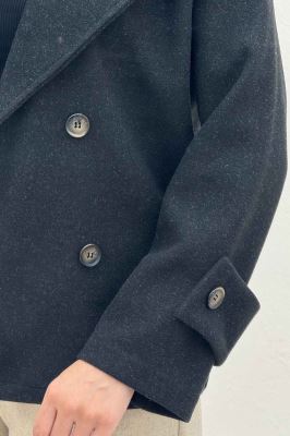 پالتو فوتر یقه انگلیسی پهن ADRIAN