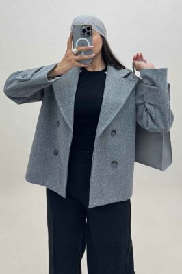 پالتو فوتر یقه انگلیسی پهن ADRIAN