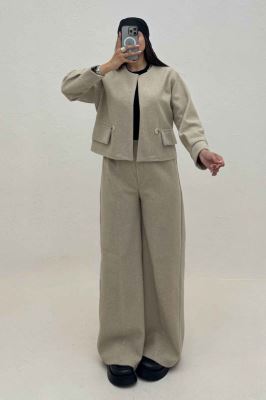 ست کت و شلوار جیب نما فوتر کژین