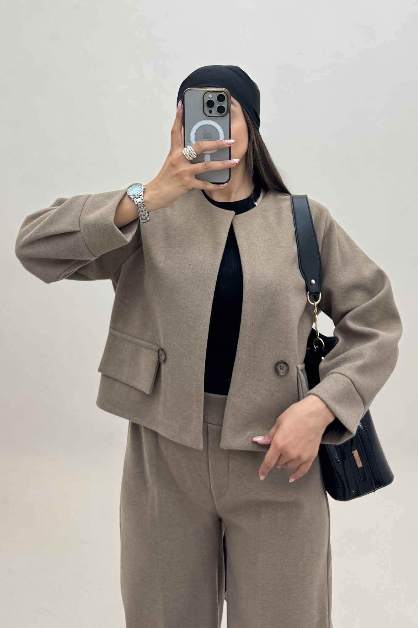 ست کت و شلوار جیب نما فوتر کژین