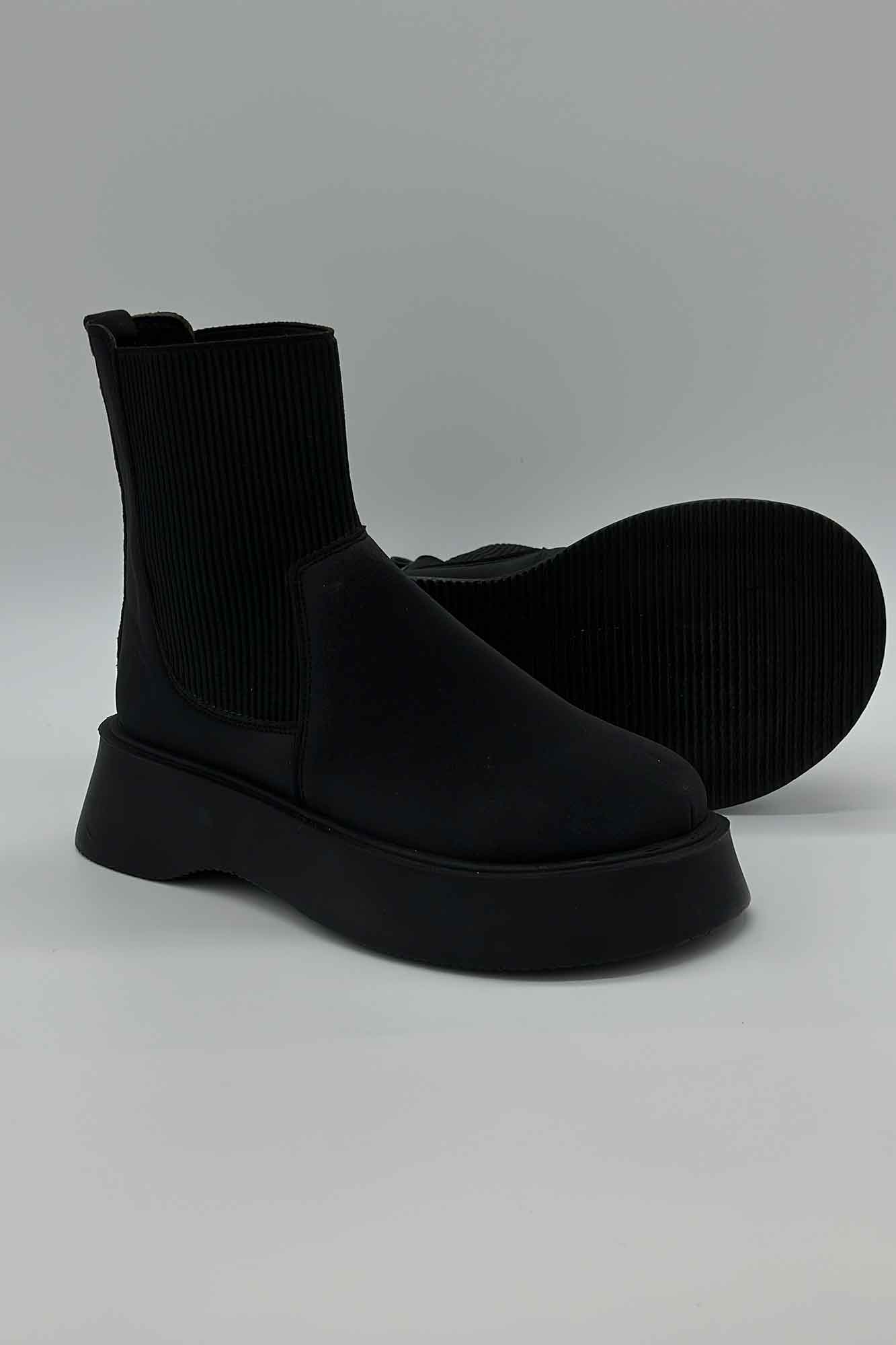 بوت کوتاه زیره پیو پنچه پهن