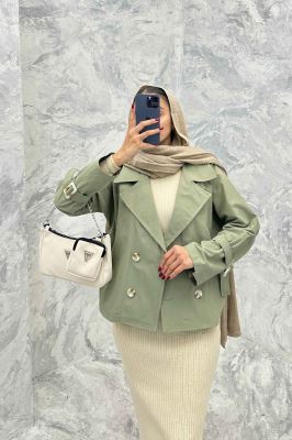 کت پاییزه کتان زارا چهار دکمه آژند