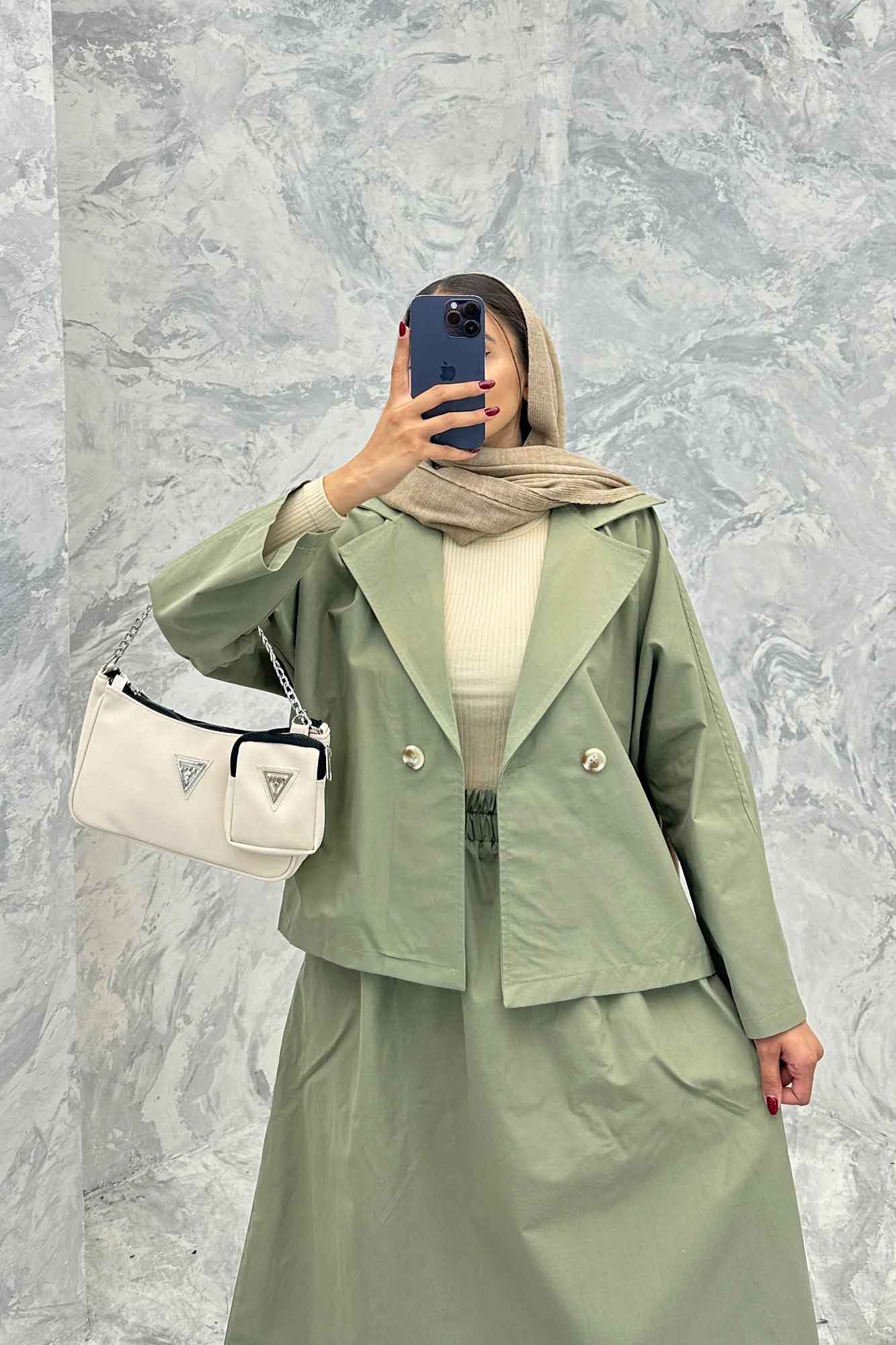 ست دوپی اس کتان زارا خفاشی TOKIO