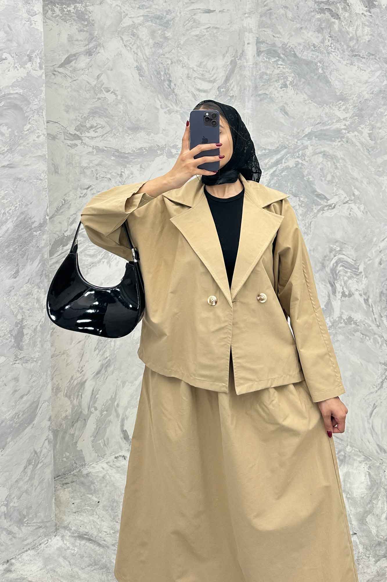 ست دوپی اس کتان زارا خفاشی TOKIO