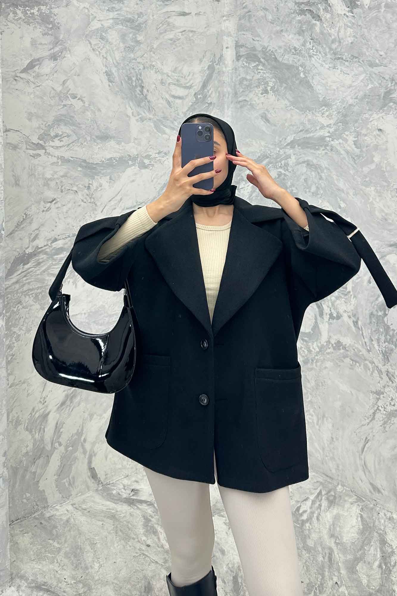 پالتو فوتر دو دکمه دو جیب رو آروند