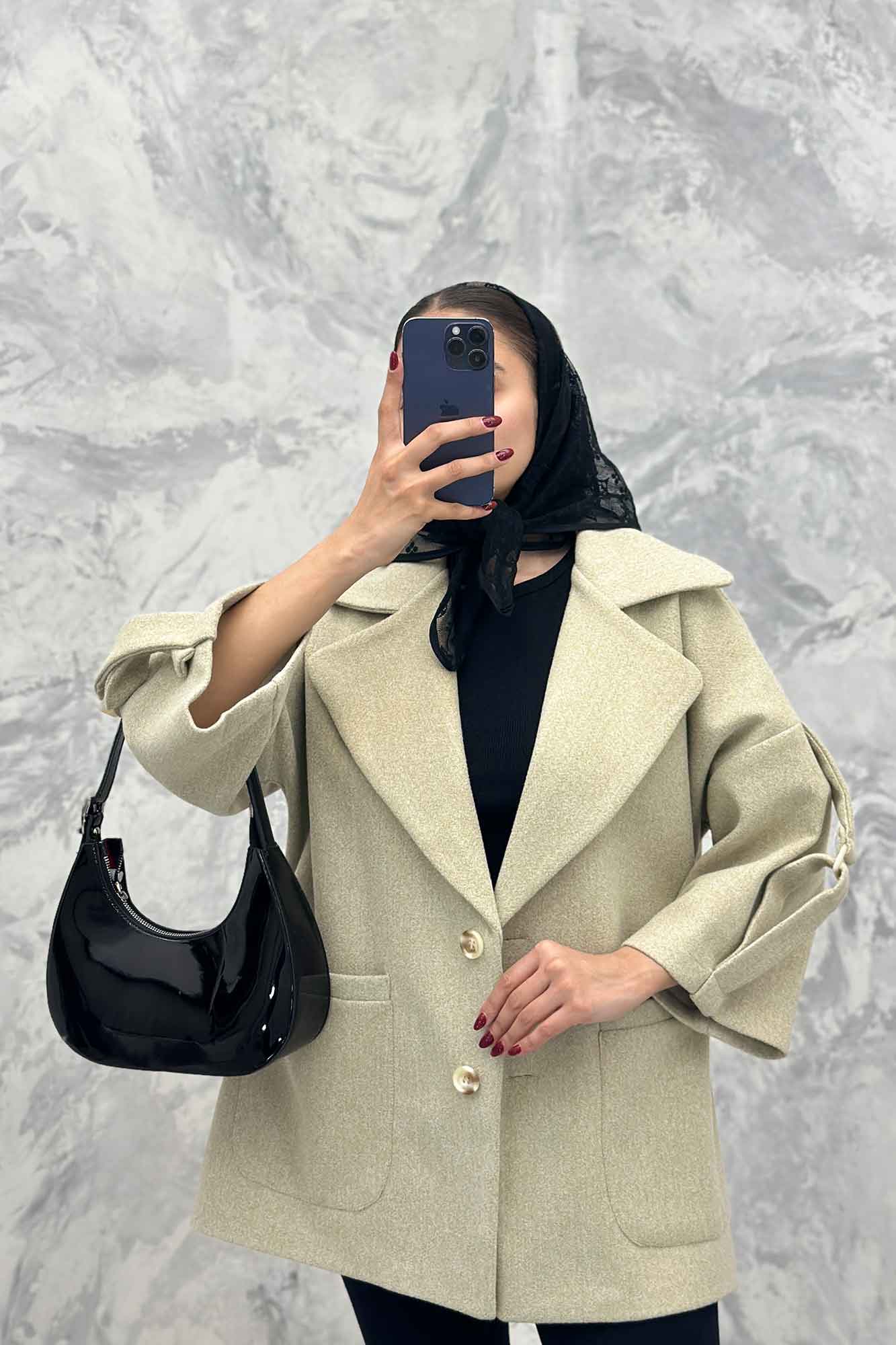 پالتو فوتر دو دکمه دو جیب رو آروند