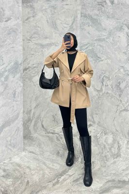 بارانی کوتاه مچ برگردان سانتانا