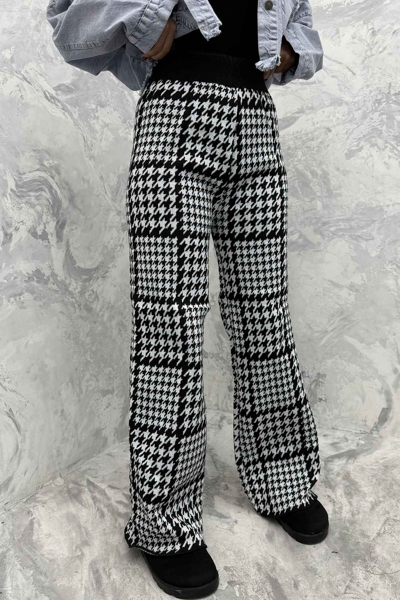 شلوار بافت طرح پیچازی