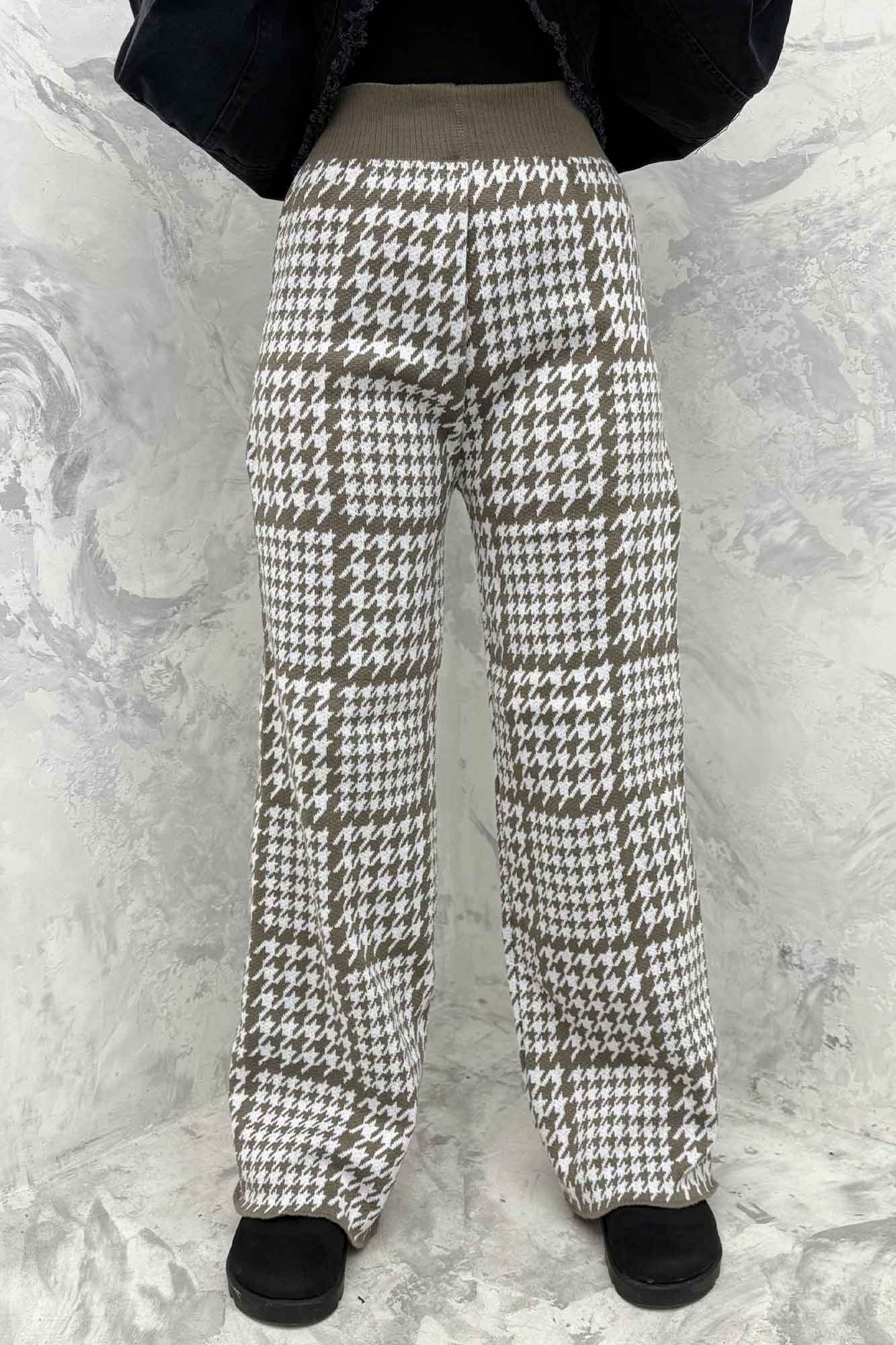 شلوار بافت طرح پیچازی