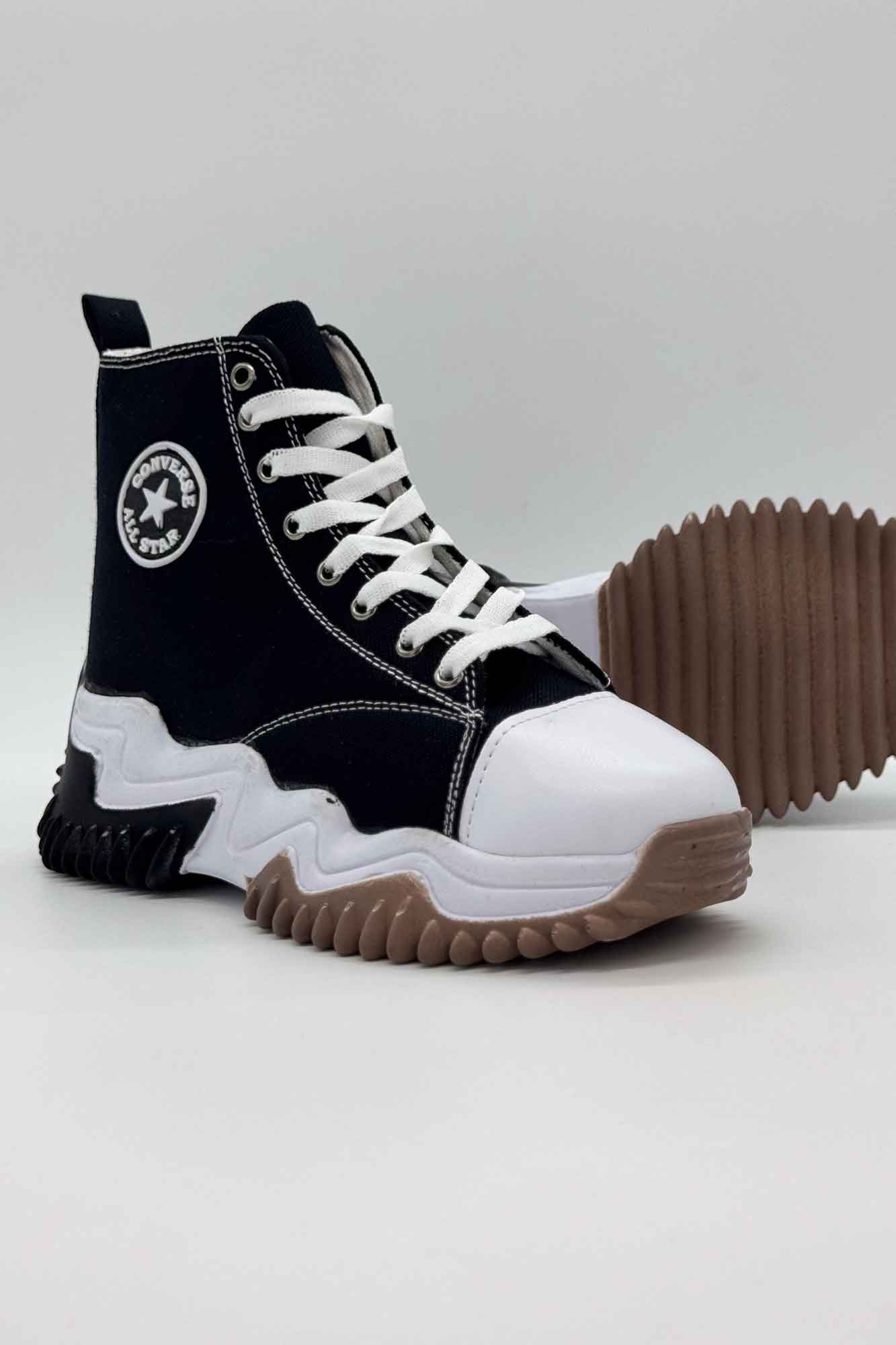 کتانی لژدار ساقدار کانورس