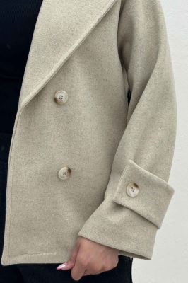 پالتو فوتر یقه انگلیسی پهن ADRIAN