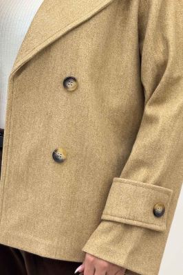 پالتو فوتر یقه انگلیسی پهن ADRIAN