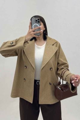 پالتو فوتر یقه انگلیسی پهن ADRIAN