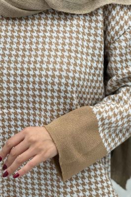 ست دورس و شلوار بافت پیردوپل AF