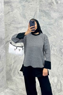 ست دورس و شلوار بافت پیردوپل AF