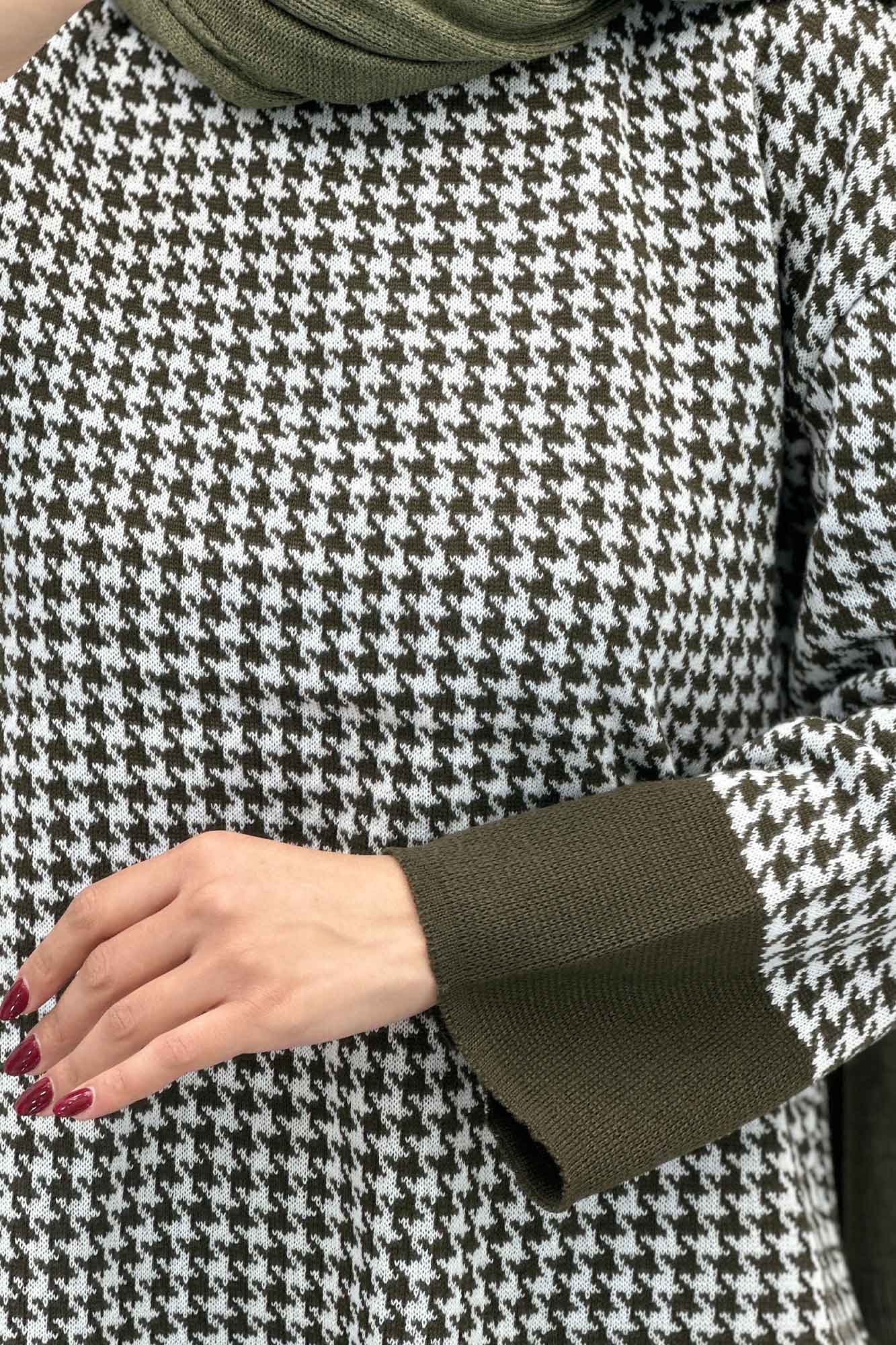 ست دورس و شلوار بافت پیردوپل AF