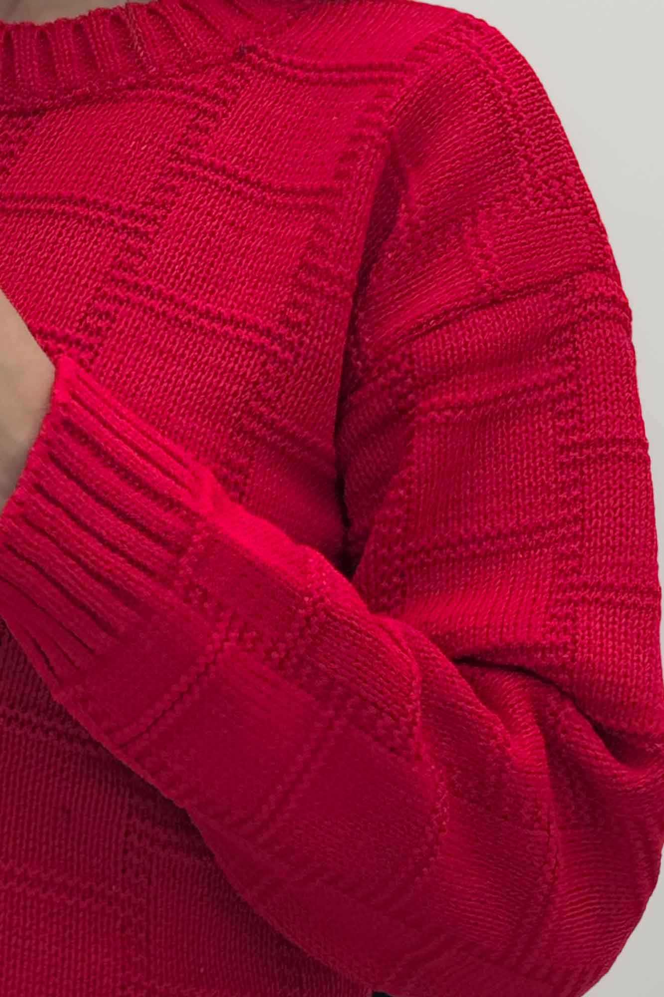 بلوز بافت طرح مربع لمه دار AF