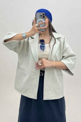 کت آستین سه رب فوتر دو دکمه