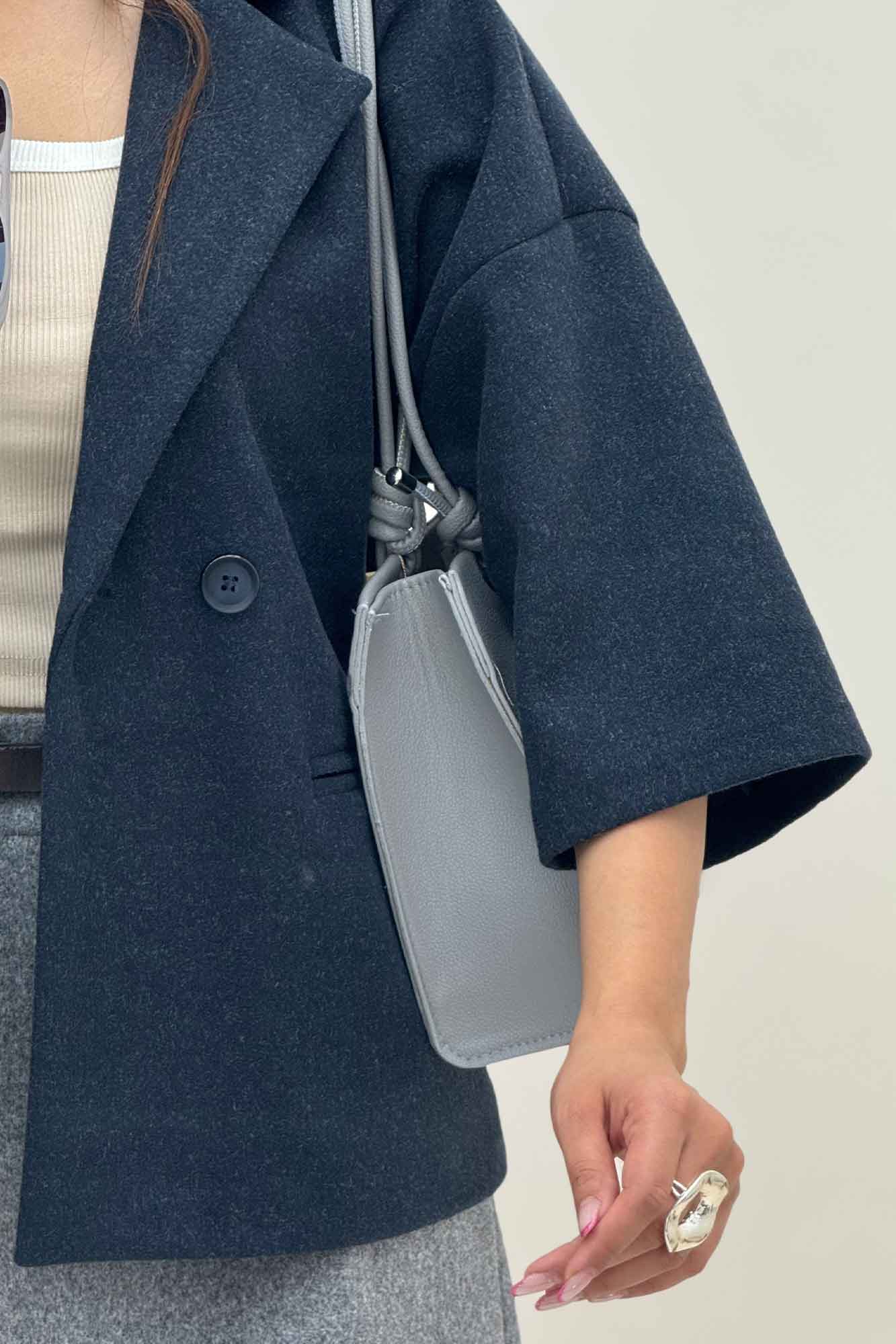 کت آستین سه رب فوتر دو دکمه