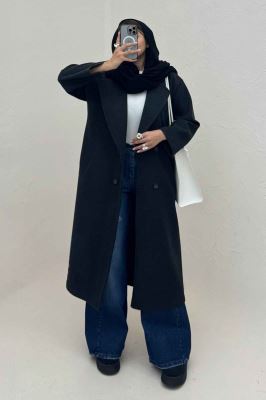 پالتو بلند فوتر چهار دکمه MODA