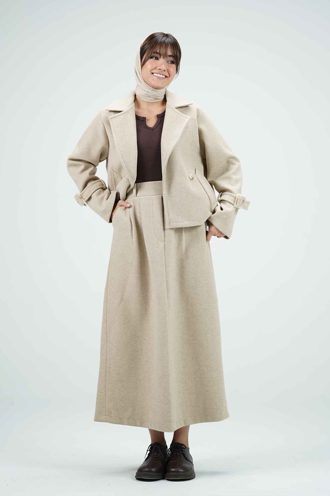 ست کت و دامن فوتر روژان