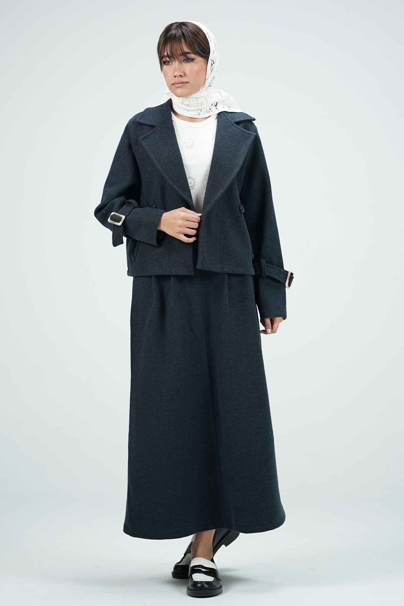 ست کت و دامن فوتر روژان