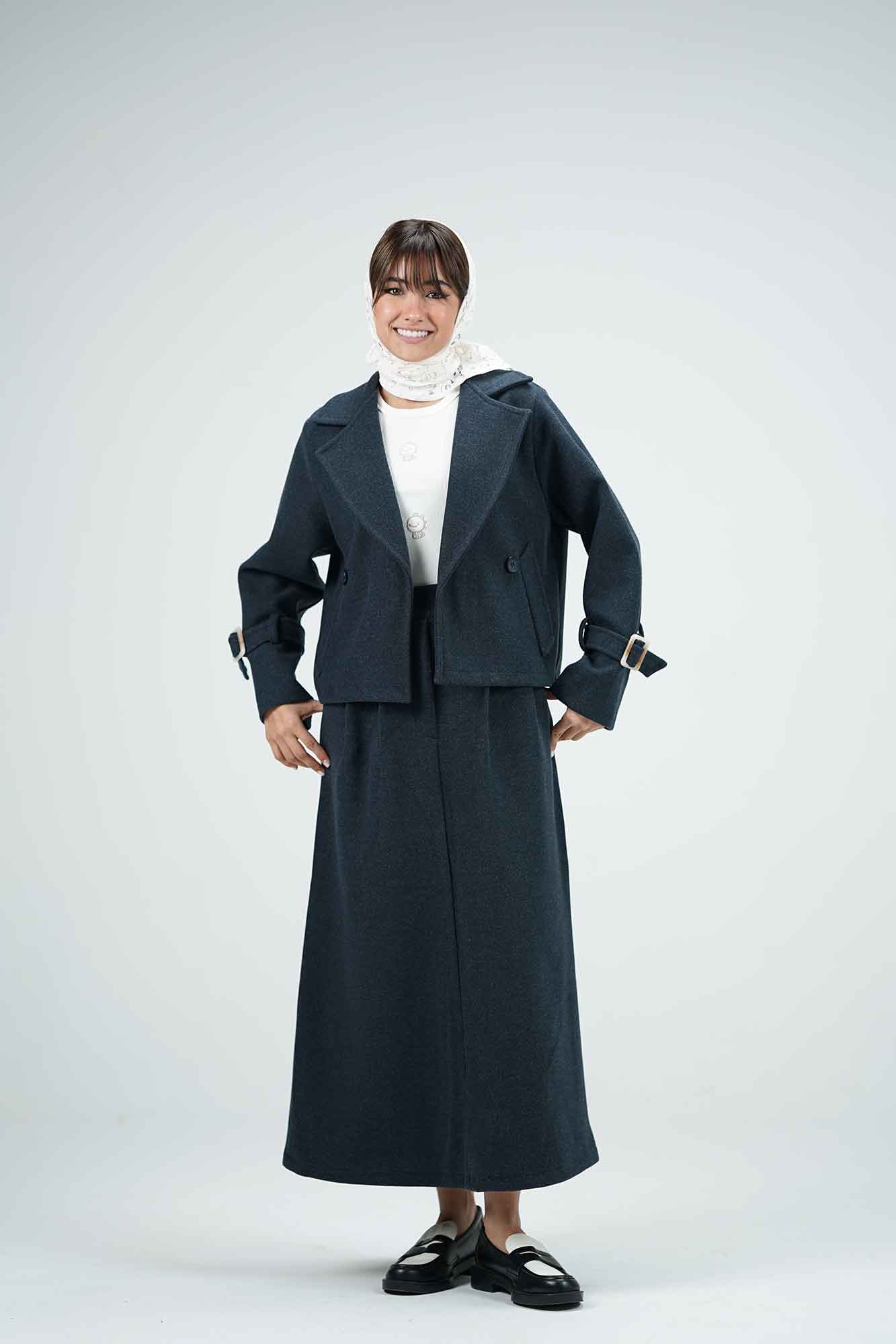 ست کت و دامن فوتر روژان