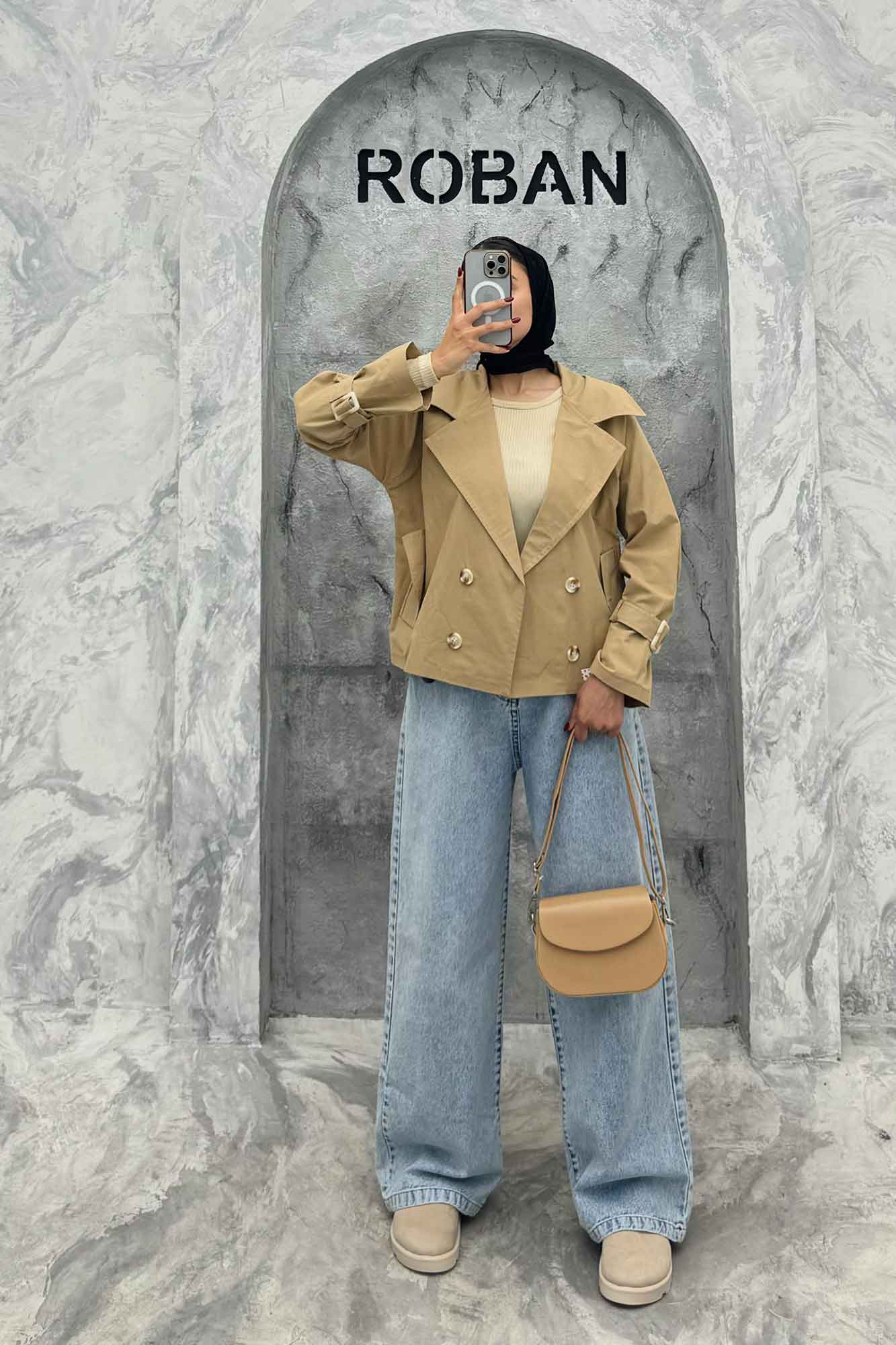 کت پاییزه کتان زارا چهار دکمه آژند