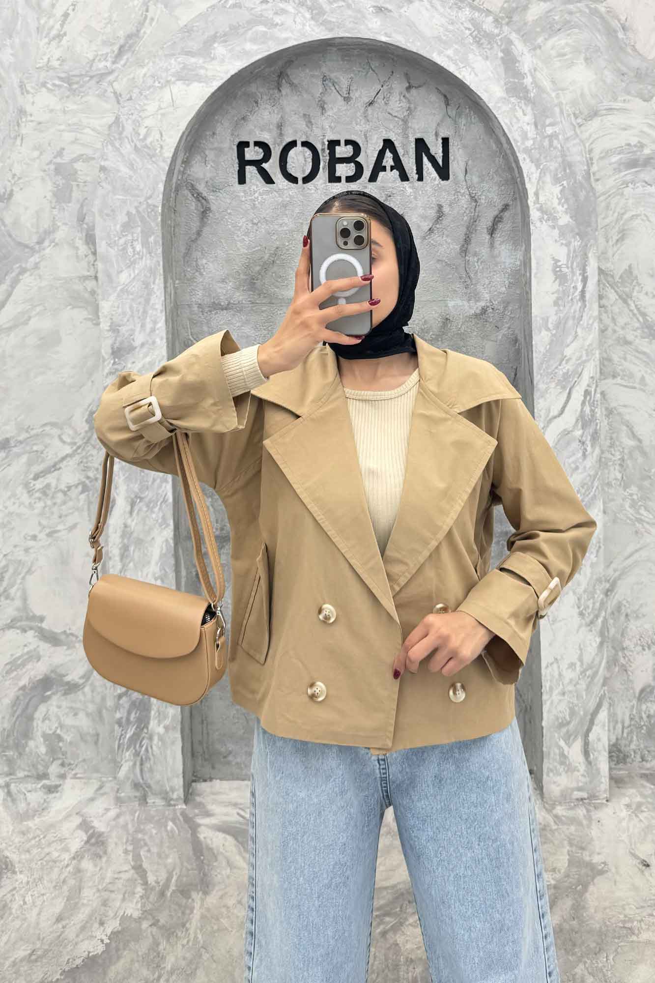 کت پاییزه کتان زارا چهار دکمه آژند