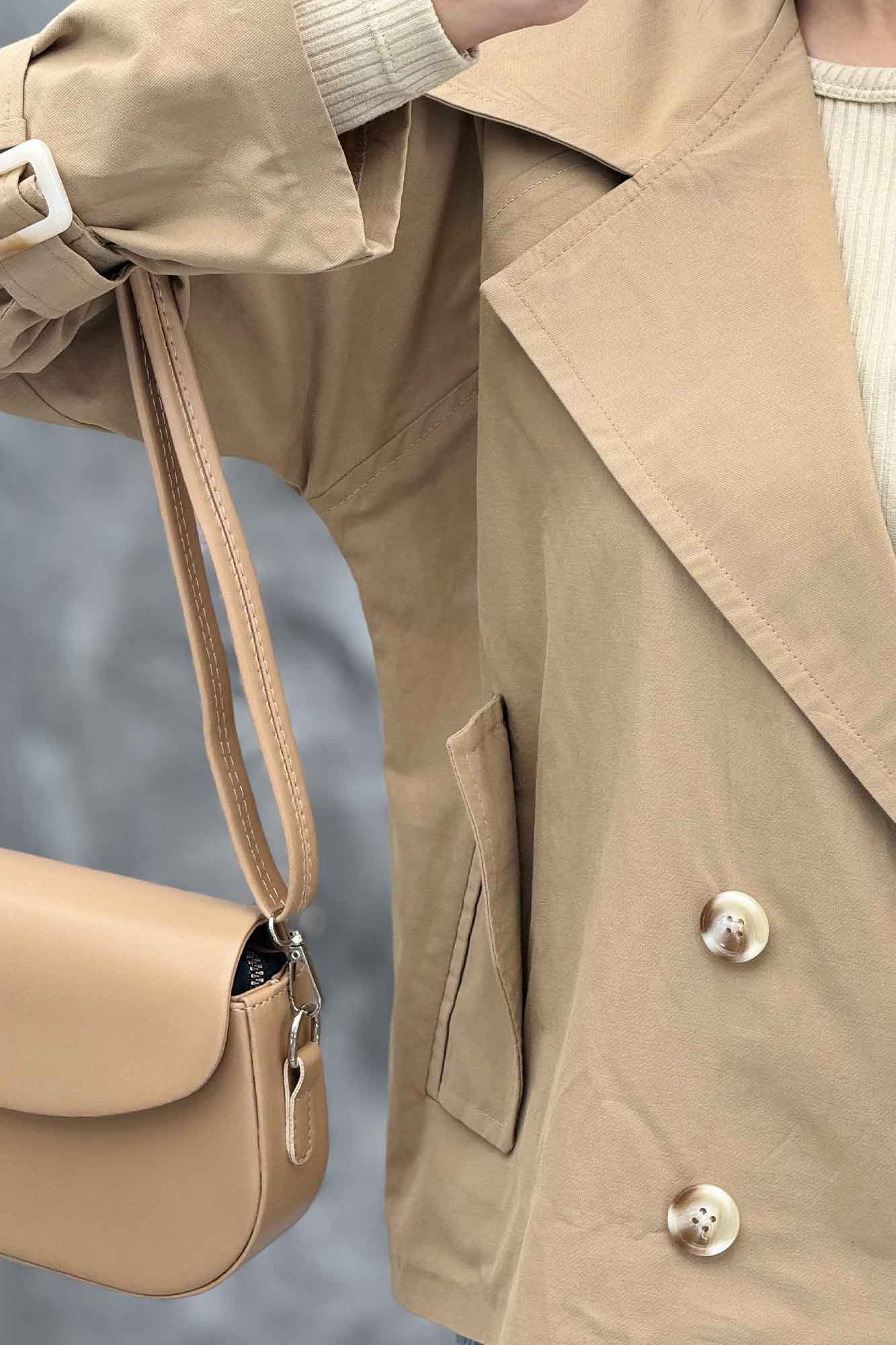 کت پاییزه کتان زارا چهار دکمه آژند