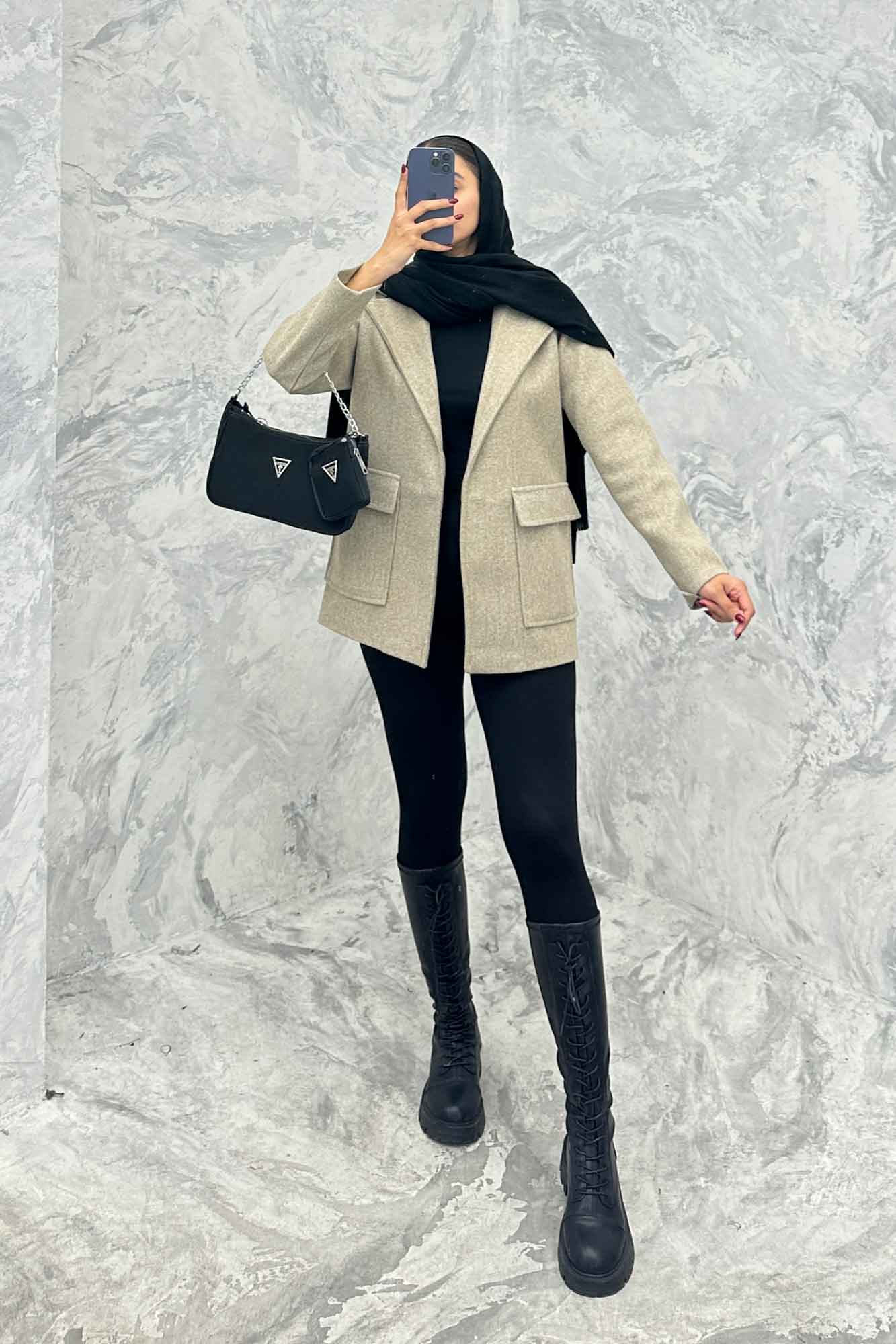 کت فوتر دو جیب پاکتی وانیا