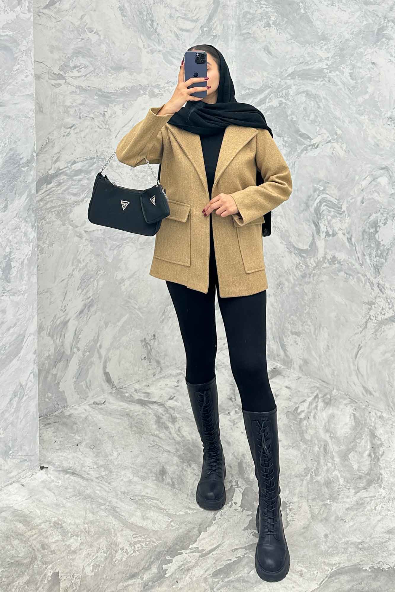 کت فوتر دو جیب پاکتی وانیا