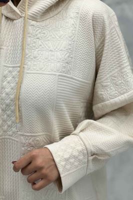 کفتان مراکشی کلاه دار بغل چاک