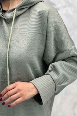 کفتان مراکشی کلاه دار بغل چاک