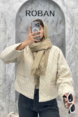 کت فریال یقه گرد جیب فیلتو