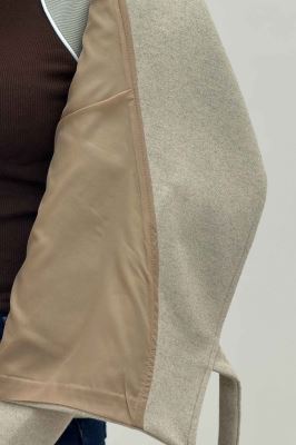 کت یقه ب ب فوتر تک جیب پاکتی (آستردار)