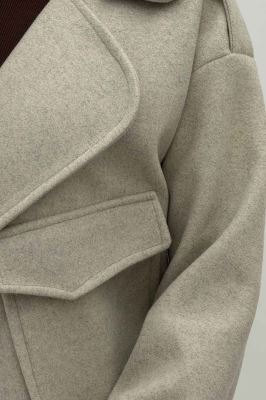 کت یقه ب ب فوتر تک جیب پاکتی (آستردار)