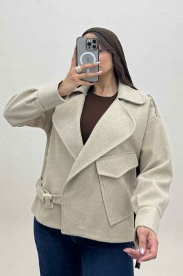 کت یقه ب ب فوتر تک جیب پاکتی (آستردار)