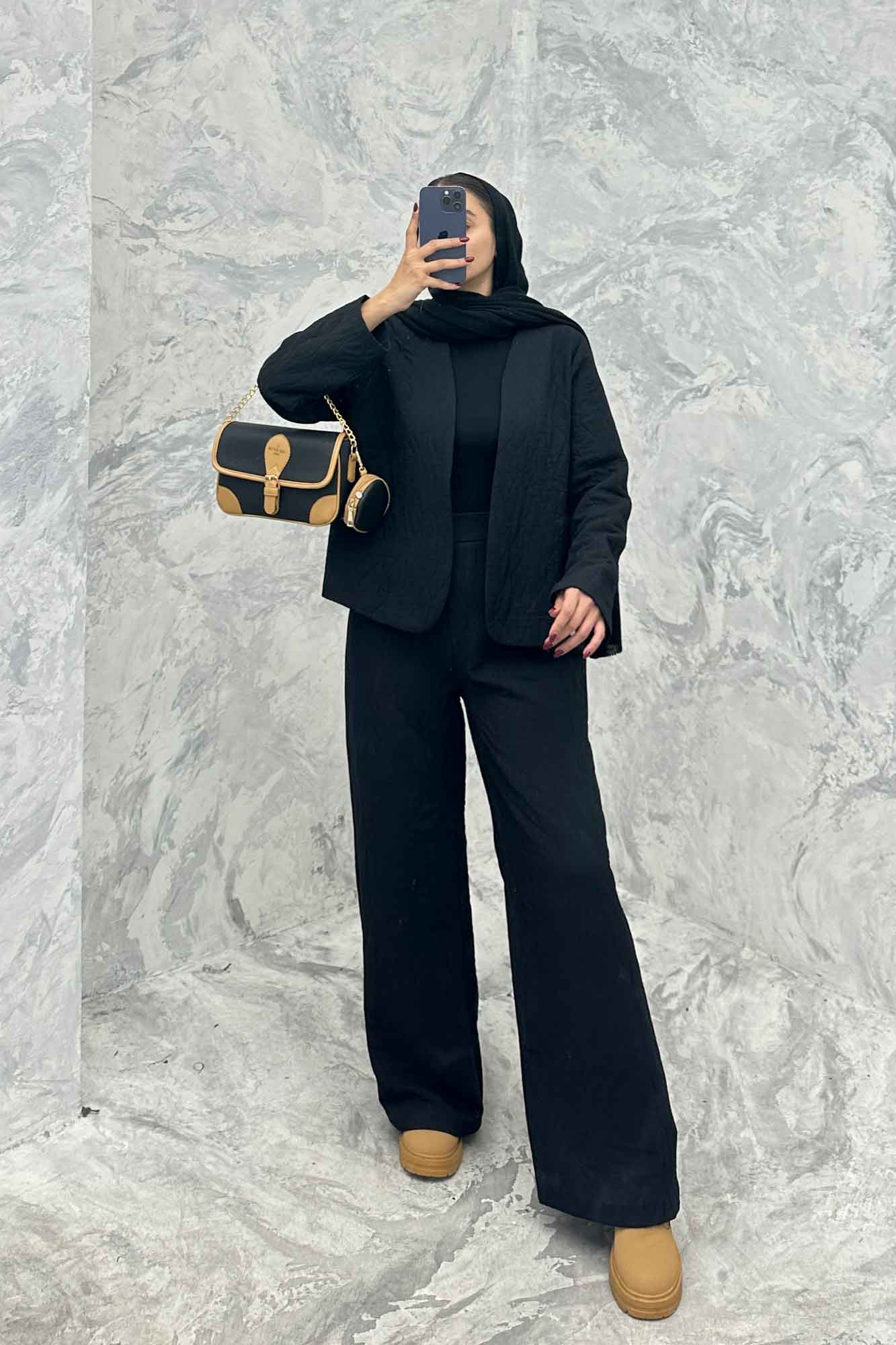 ست مینیمال کت و شلوار فریال آذین