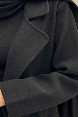 پالتو بلند فوتر تک دکمه SEVIN