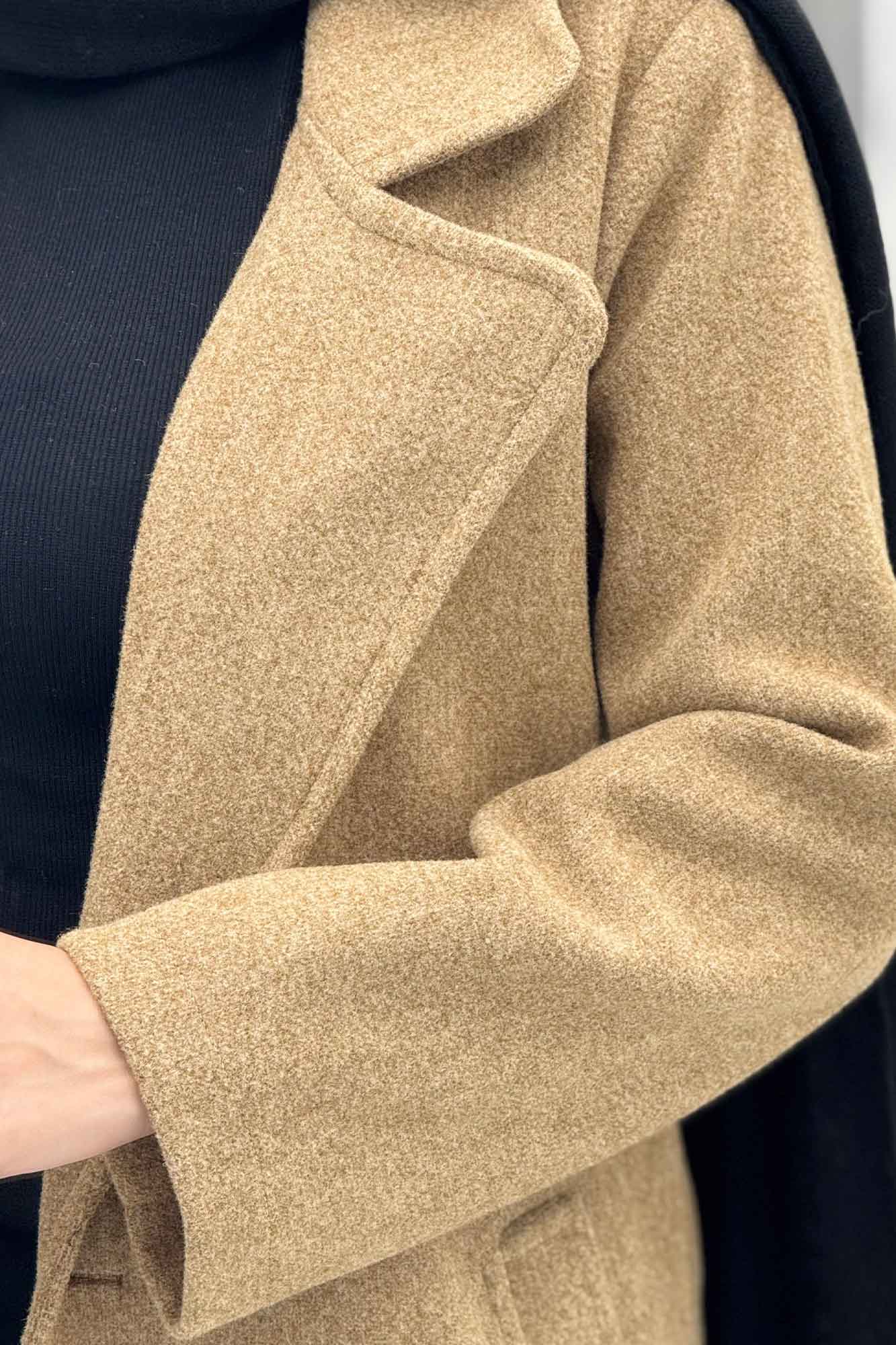 پالتو بلند فوتر تک دکمه SEVIN