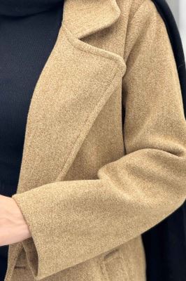 پالتو بلند فوتر تک دکمه SEVIN