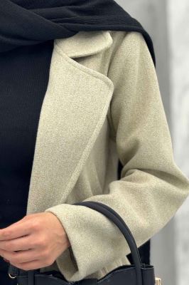 پالتو بلند فوتر تک دکمه SEVIN