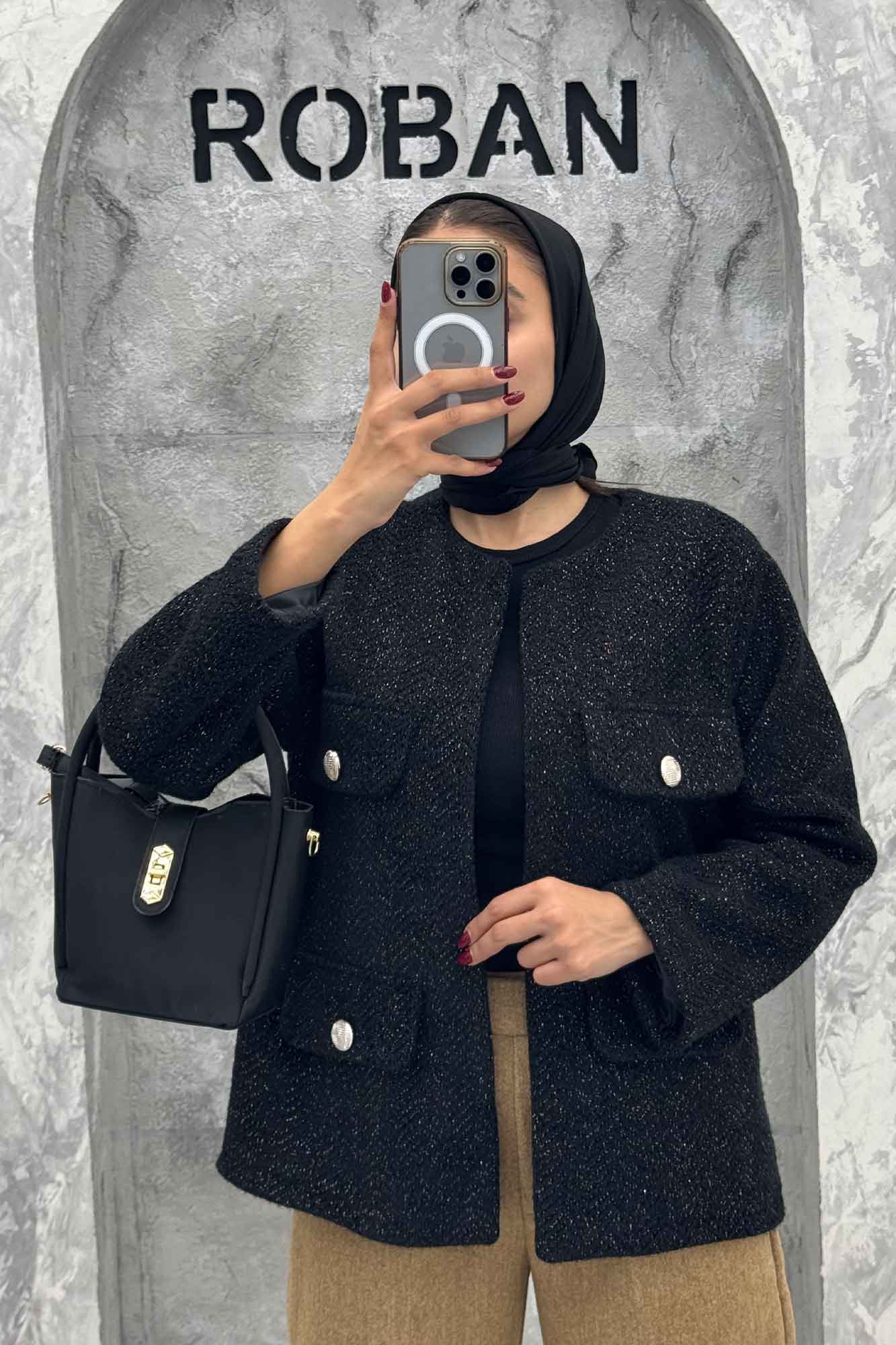 کت چهار جیب لمزور زیگزاگ