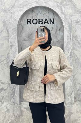 کت چهار جیب لمزور زیگزاگ