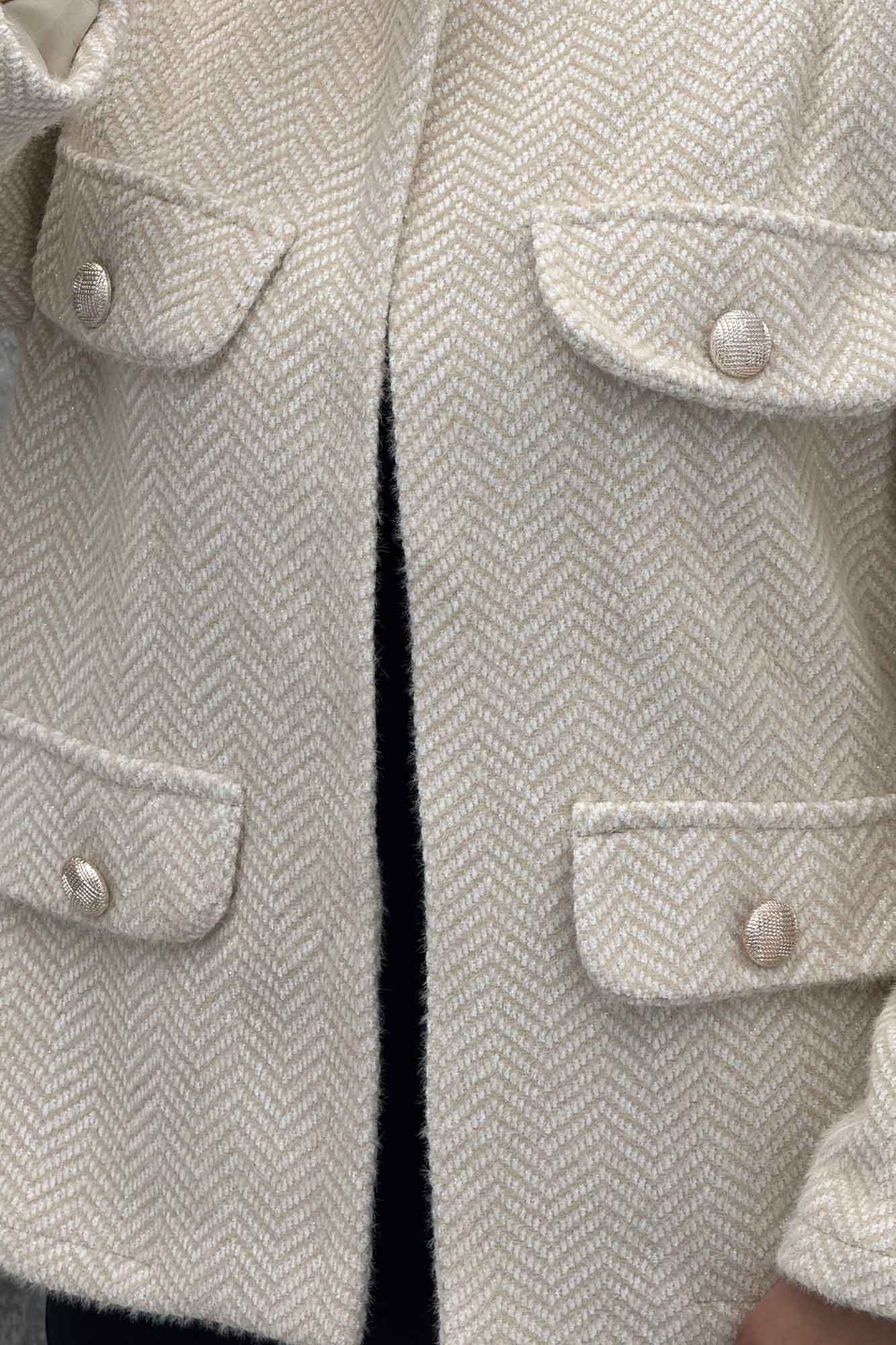 کت چهار جیب لمزور زیگزاگ