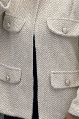 کت چهار جیب لمزور زیگزاگ